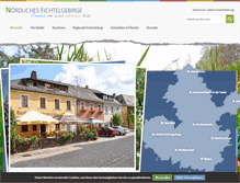 Tablet Screenshot of noerdliches-fichtelgebirge.de